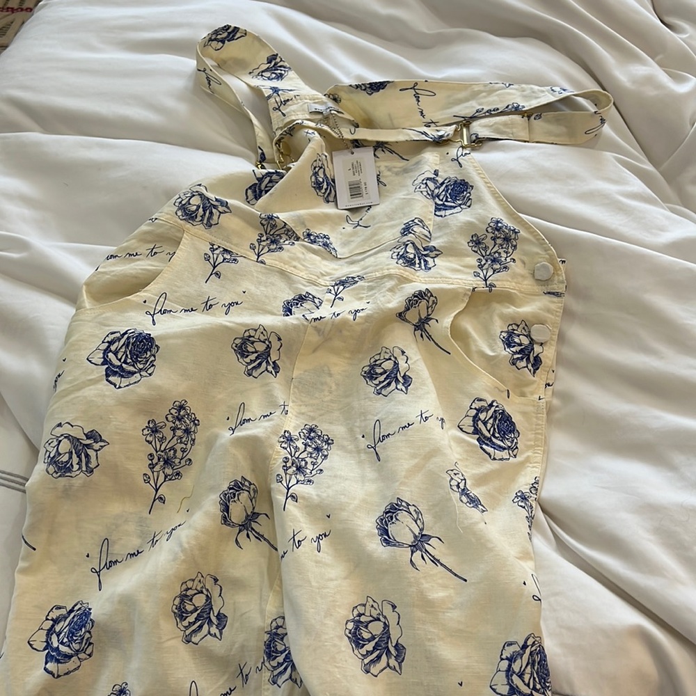 Brand new linen overalls